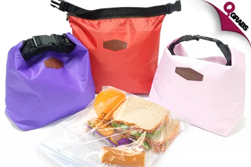For QR29, Enjoy Your Meals at the Right Temperature with Insulated Lunch Box Bags - LIMITED Supply! (QR70 Value)